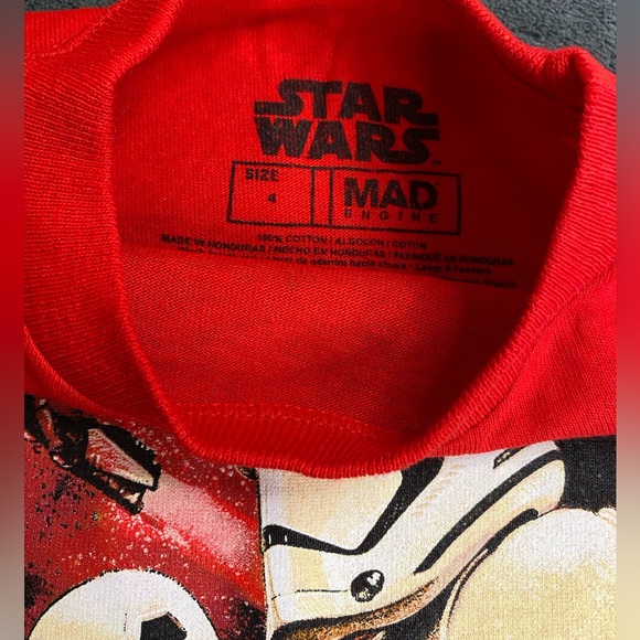 ‼️CLEARANCE‼️ ⛵️ STAR WARS - Star Troopers Episode IX - Kids T-Shirt - Red - Picture 3 of 3